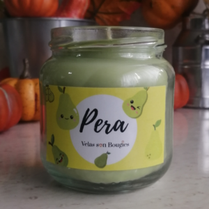 vela aromática de pera 7 oz