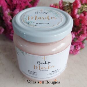 vela para recuerdo 7 oz  bautizo