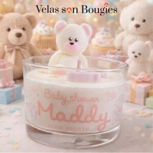 vela osito blanco maddy