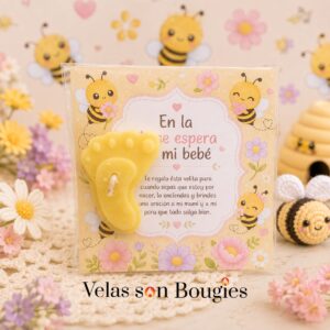 velita de huellita baby shower